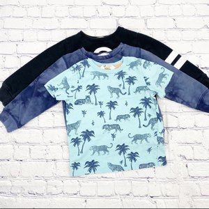 H&M 1-2Y Boy’s Blue Black Sweaters and T-Shirt Bundle Mixed Tops